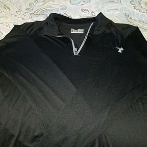Black UnderArmour QuarterZip Pullover